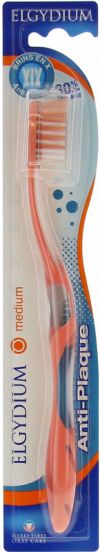 ELGYDIUM Anti-Plaque brosse dents medium