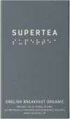 SUPERTEA English Breakfast Organic Sachets, 20 pièces
