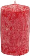 Eubiona Stumpenkerze rot, 56 x 80 mm