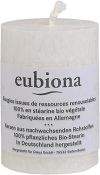 Eubiona Bougie pilier blanche, 56 x 80 mm
