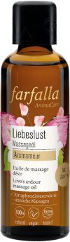 Farfalla AromamourHuile de massage pour des massages aphrodisiaques et sensuels 75 ml
