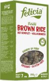Felicia Riz Fusilli complet sans gluten, 250 g