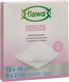 FLAWA Gazin compr pliées 10x10cm stér 5 x 2 pièces