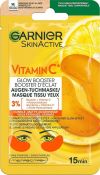 Garnier SkinActive Glow Booster Masque en tissu pour les yeux vitamine C, 5 g