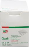 GAZIN Mullkompress Set 5x5cm 12-fach steril, 20 x 5 Stück