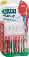 GUM SUNSTAR proxabrush Trav-Ler 0.8mm cyl ro 6 pièces