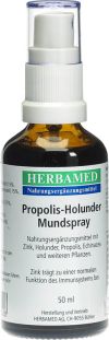 HERBAMED Spray buccal propolis-sureau 50 ml