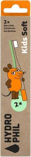 Hydrophil Kinderzahnbürste Maus, 2 Stück