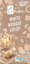 ICHOC Weisse Nougat-Crisp Reisdrink-Schokolade, 80g