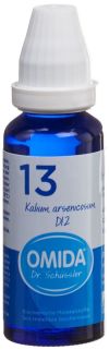 OMIDA SCHÜSSLER no13 kal arsen dil 12 D 30 ml
