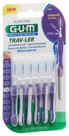 GUM Trav-Ler 1.2mm ISO3 cylindric violet, 6 pièces