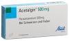 ACETALGINE suppositoires 500 mg, 10 pièces