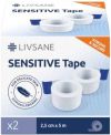 LIVSANE Sensitiv Fixierpflaster 2.5cmx5m, 2 Stück