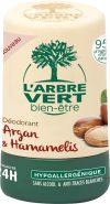 L'ARBRE VERT Déo éco roll on argan ham fr 50 ml