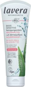 LAVERA Basis sensitiv 2en1 lait nettoyant, 125 ml