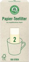LEBENSBAUM Teefilter Papier Gr. 2 (für 1 l), 100 Stück