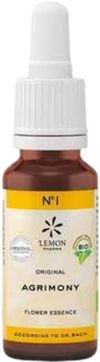 Lemon Fleur de Bach Agrimony Nr. 1, 20 ml