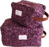 Lili Pepper Blockprint Necessaire Leo Purple BIG