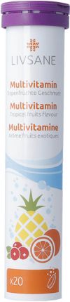 LIVSANE multivitamine arôme fruit exotique, 20 pièces