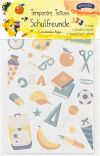 Mal mich bunt Tatouages ​​temporaires durables pour enfants (thème : copains d'école), 1 pièce