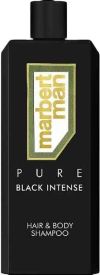 MARBERT Man Pure Black Intense Hair & Body Wash, 400 ml