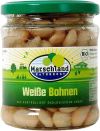 Marschland Naturkost Weisse Bohnen im Glas, 330 g