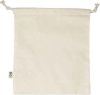 MEMO Sac à cordon en coton biologique avec label Fairtrade, 25x30 cm