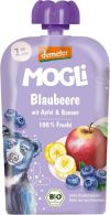 Mogli Compote myrtille pomme banane, 100 g