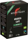 Mount Hagen Arabica Café décaféiné Instant Stick, 25 pièces