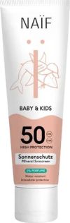 Naïf Baby & Kids Mineral Sunscreen SPF50 0% Parfume, 100 ml