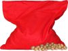 NaturGut Coussin aux noyeaux de cerise rouge Carré, 1 pièce