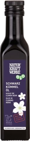 Naturkraftwerke Schwarzkümmelöl nativ Bio kbA, 250 ml