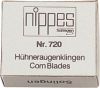 Nippes Ersatzklingen Hornhauthobel, 20 Stück