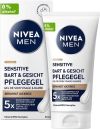 NIVEA Men Sensitive Gel Soin Barbe & Visage, 50 ml