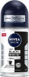 NIVEA MEN Deo Invisible Black & White Roll-on, 50 ml