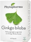 Phytopharma Ginkgo biloba Kapseln, 60 Stück