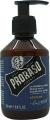 PRORASO Azur Lime Beard Wash Shampoo, 200 ml