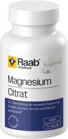 Raab Vitalfood Gélules de citrate de magnésiumà 840 mg, 75 gélules