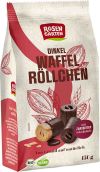 Rosengarten Dinkel Waffelröllchen Zartbitter , 150 g