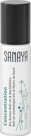 SANAYA Aroma & fleur de Bach Roll on Concentration Bio, 10 ml