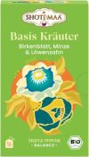 Shoti Maa Tisane Basic Feuille de Bouleau Menthe et Pissenlit, 16 sachets