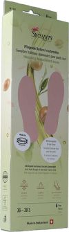SWISSPERS semelles fraîcheur apaisantes pies nus S 36-38 rosé, 6 paire