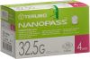 TERUMO Aiguille Pen NANOPAS 32.5G 0.22x4mm, 100 pièces