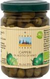 Terra Verde Capperi in Aceto di Vino Bio, 140 g