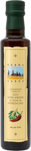Terra Verde Huile d'Olive Vierge Extra Condiment au Piment Bio, 500 ml