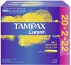 TAMPAX tampons Compak Regular 22 pièces