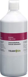 TRAWOSA Lebensmittelfarbstoff kirschrot, 1 lt