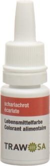 TRAWOSA Lebensmittelfarbstoff scharlachrot, 10 ml