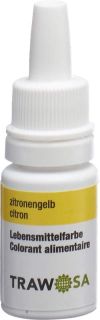 TRAWOSA Lebensmittelfarbstoff zitronengelb, 10 ml