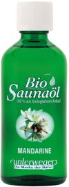 UNTERWEGER huile bio sauna mandarine 100 ml